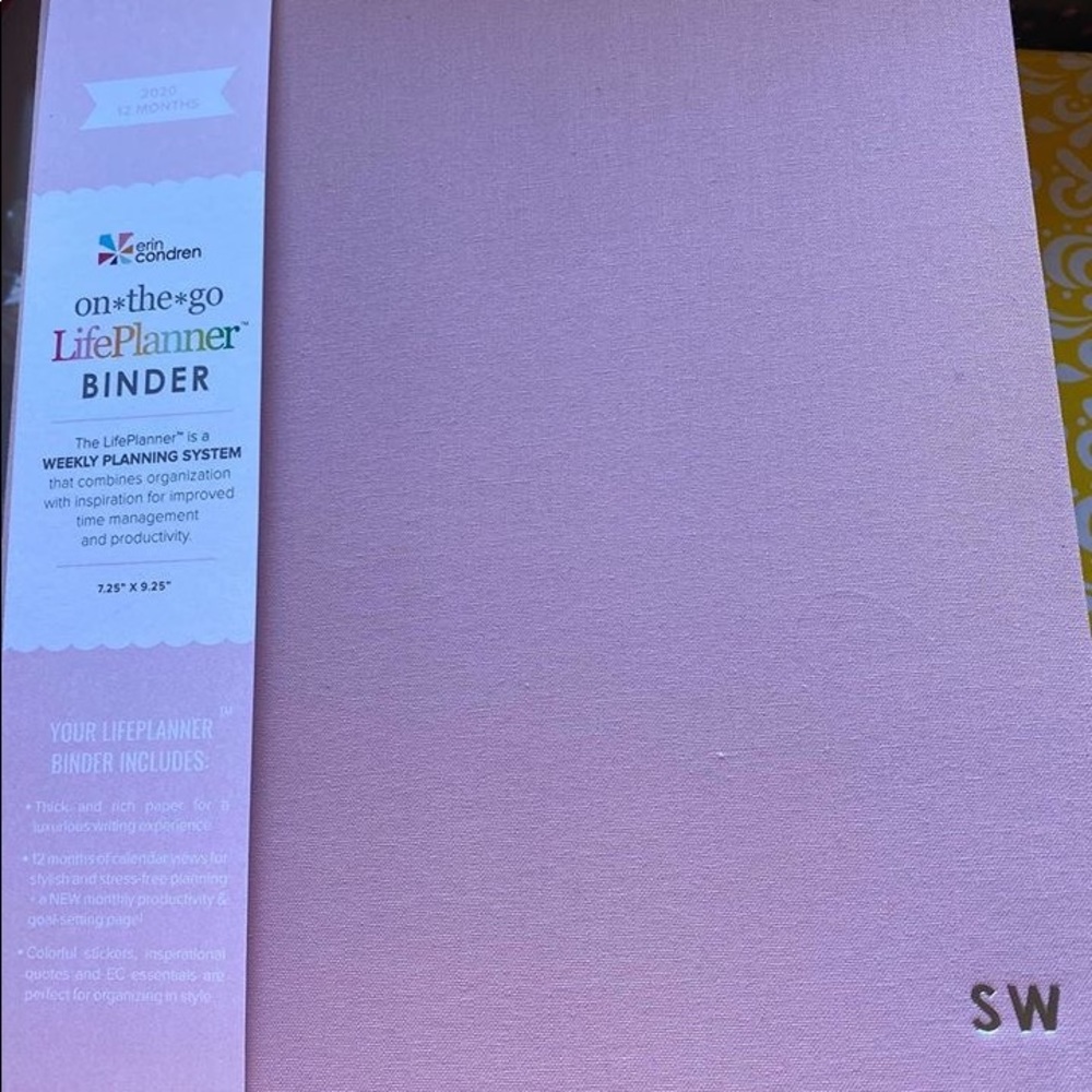 Erin Condren Binder Blush